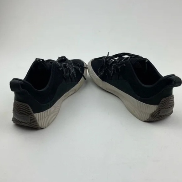 SOREL OUT N” ABOUT WATERPROOF BLK SUEDE SNEAKERS Size 5.5 - Picture 6 of 7